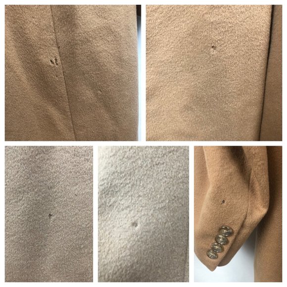 Vintage Loro Piana Italy 100% Cashmere Long Coat Tan - Picture 6 of 12